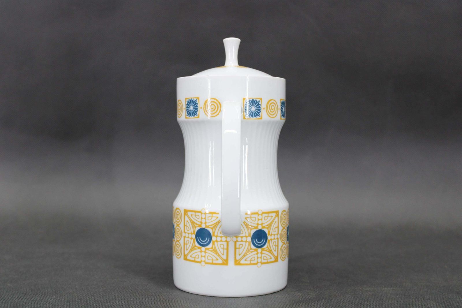 1964 Jaroslav Jezek Exlusive Porcelain Tea Set "Nefertiti", Czechoslovakia photo vintage
