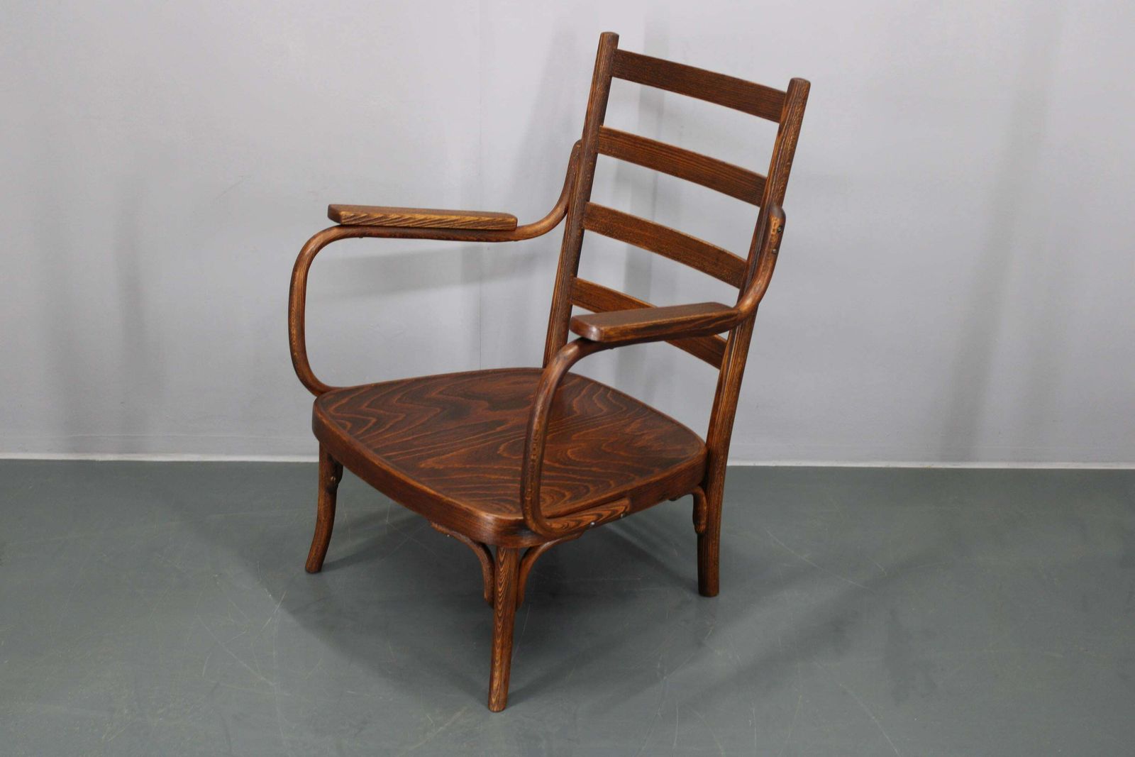 1930s Josef Frank Restored Beech Armcahir By Thonet Model A403/F, Czechoslovakia photo vinterior
