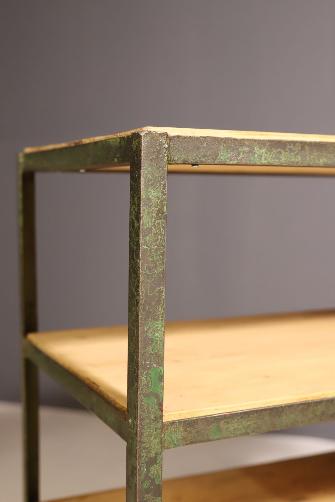 Vintage Industrial Shelf On Wheels From The 1960s, Czechoslovakia photo buy
