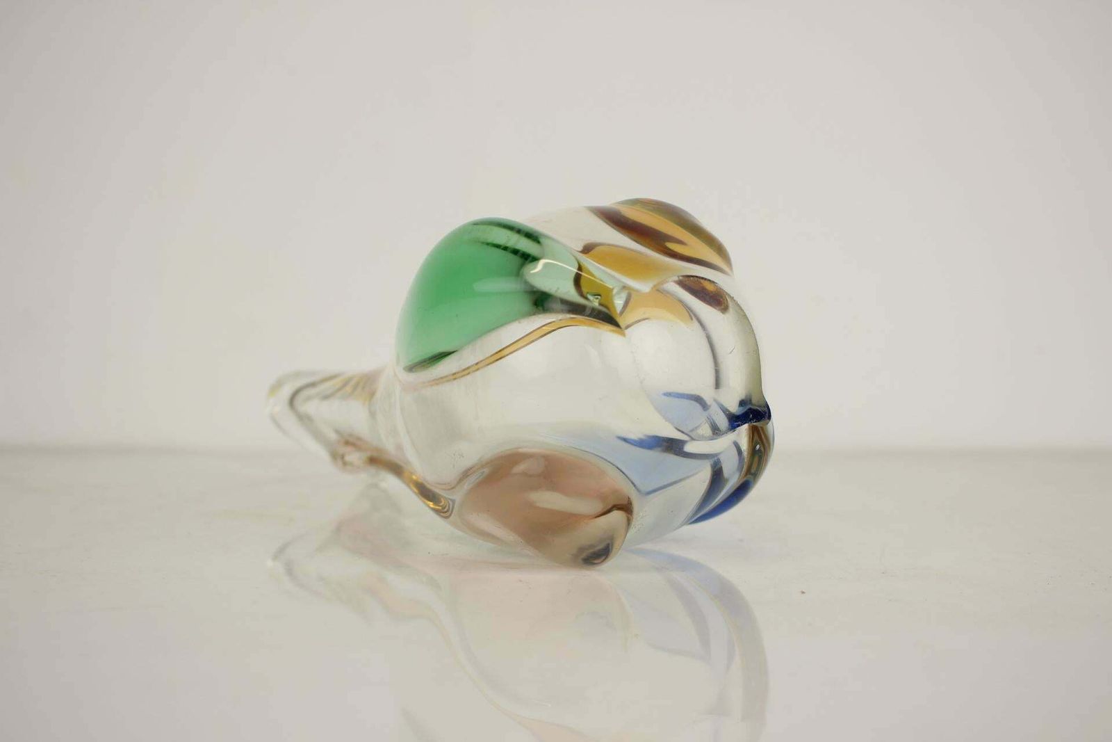 Bohemian Art Glass Vase By Josef Hospodka, 1960's photo Home Decor