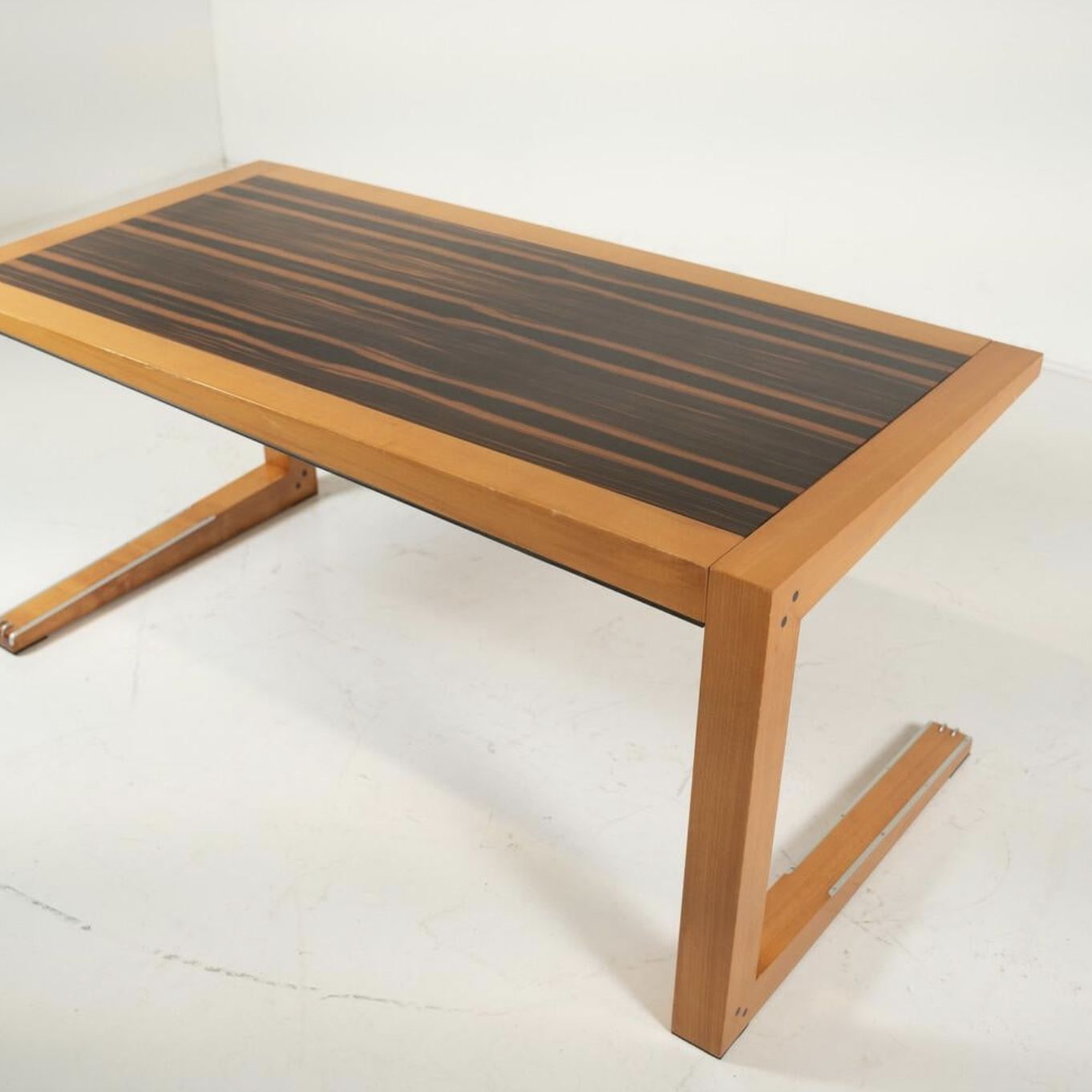 Mid Century Desk And Matching Chair By Massimo Scolari For Giorgetti, Italy 1990 photo vinterior