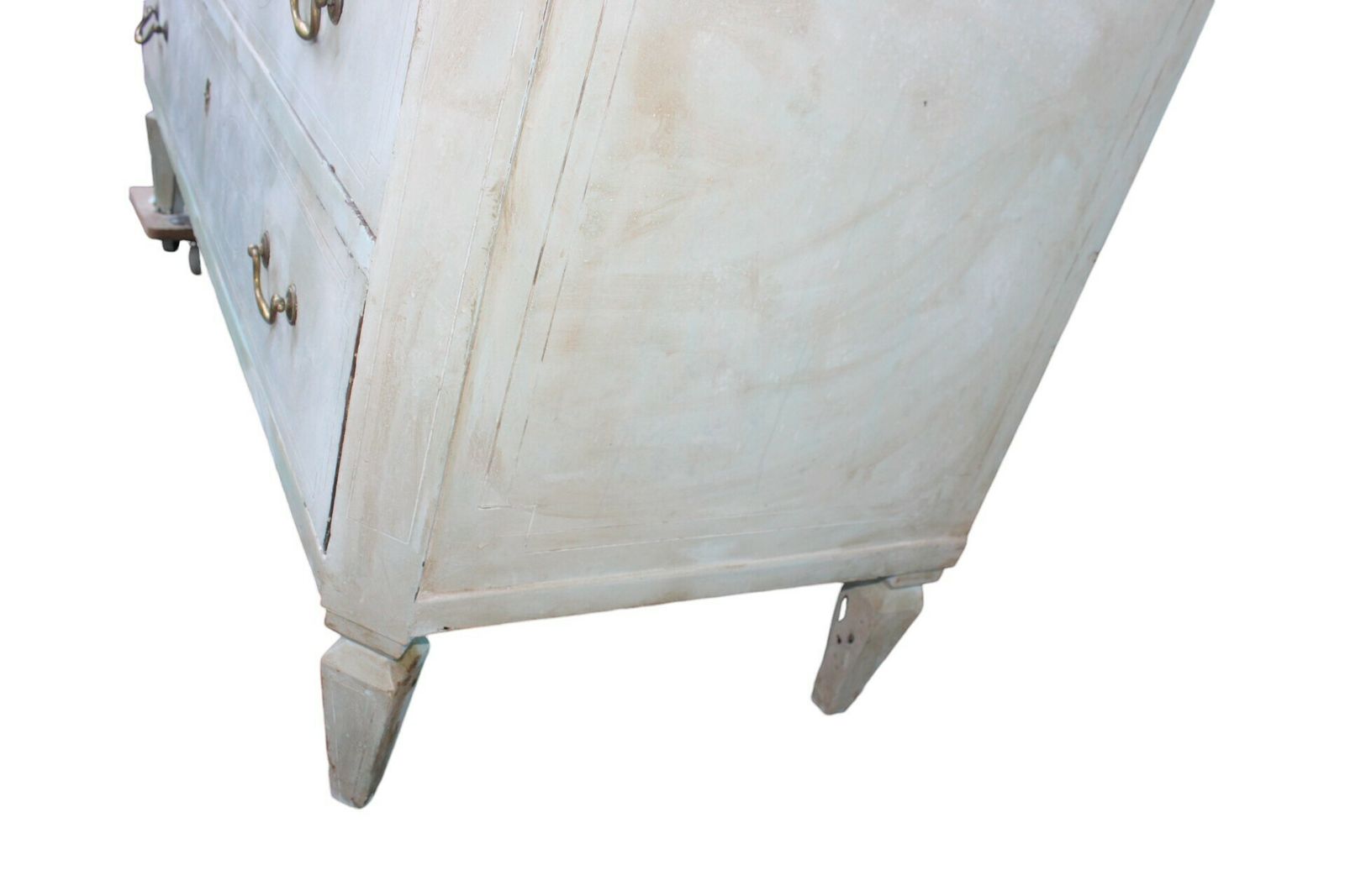Elegant 18th Century Painted Gustavian Commode, C.1770. Original Patina, Mahogany And Oak Craftsmanship, Swedish Neoclassical Design. photo buy