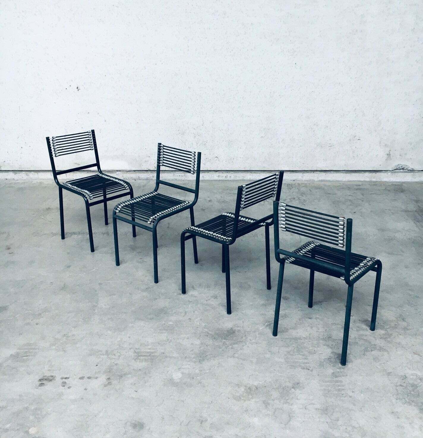 1257.0 Postmodern Design "Sandows" Chairs By Rene Herbst photo