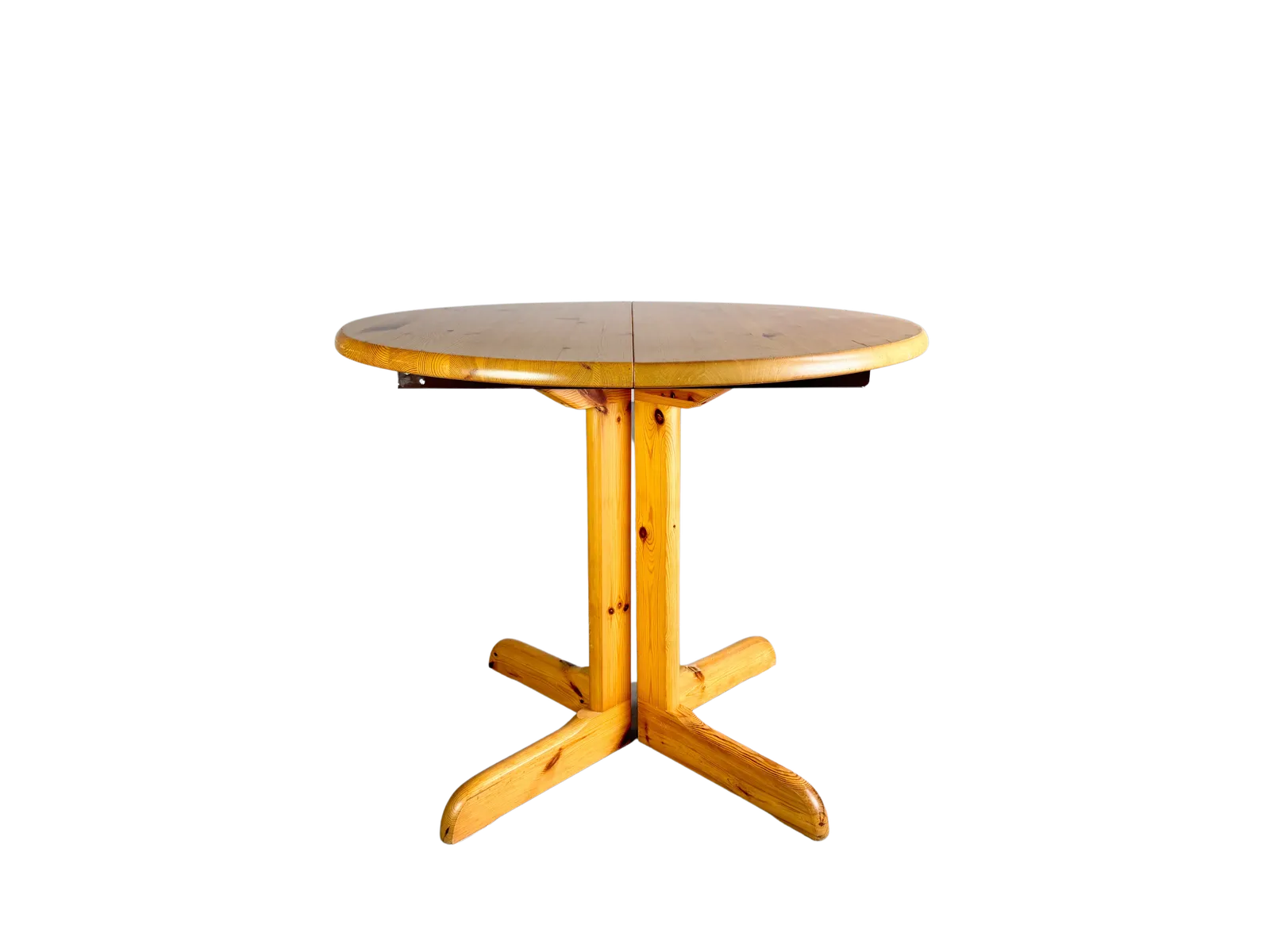 Extendable Vintage Dining Table Pine In The Style Of Rainer Daumiller