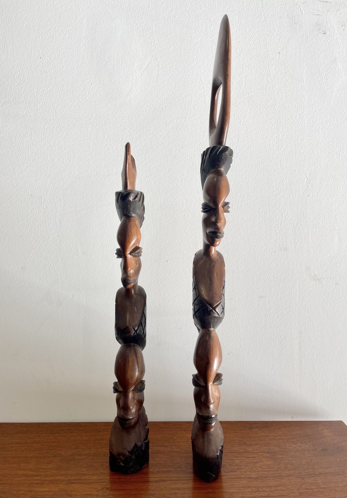 African Carved Wooden Figures photo furniture