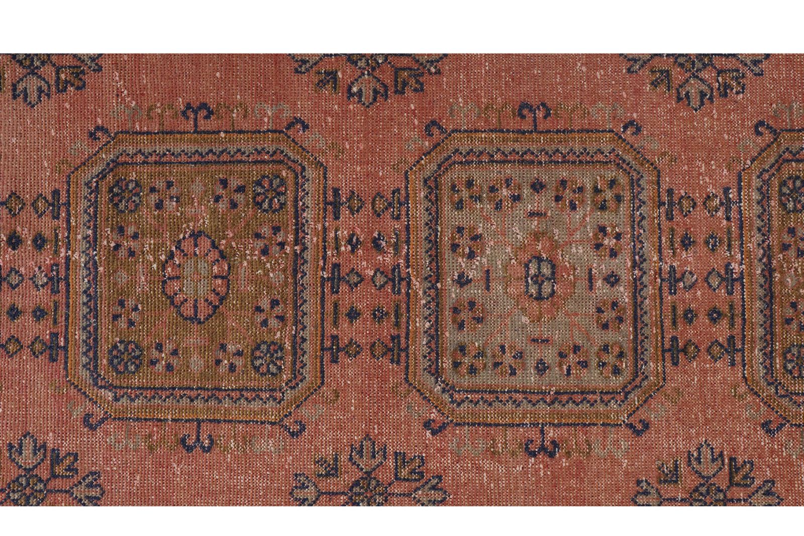 1960s Turkish Oushak Extra Long And Wide Runner   Stair Tread 2'6'' X 21'3'' photo vinterior