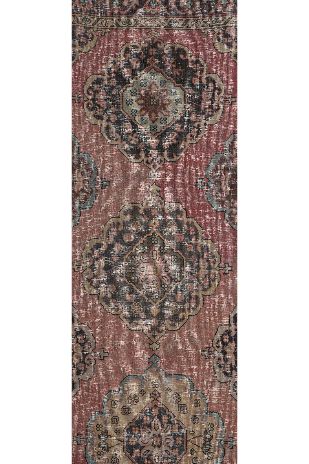 1960s Extra Long Turkish Runner Rug   Stair Rug 2'3'' X 24'8'' photo Textiles