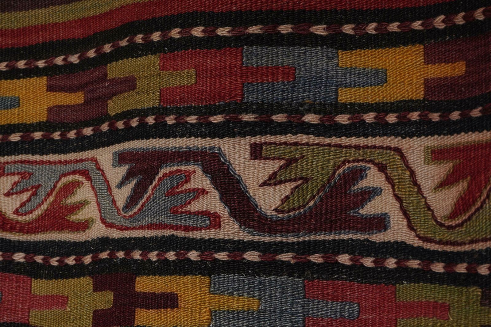 Turkish Handmade Runner Kilim   Tan Extra Long Stair Rug 2'3'' X 24'9'' photo vintage