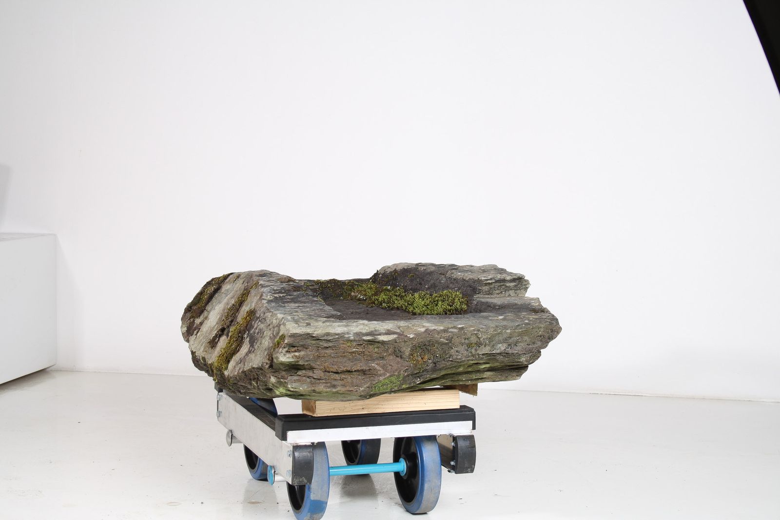 photo for sale Large 17th Century Stone Trough Garden Feature Weathered Moss Bonsai Carved Stone