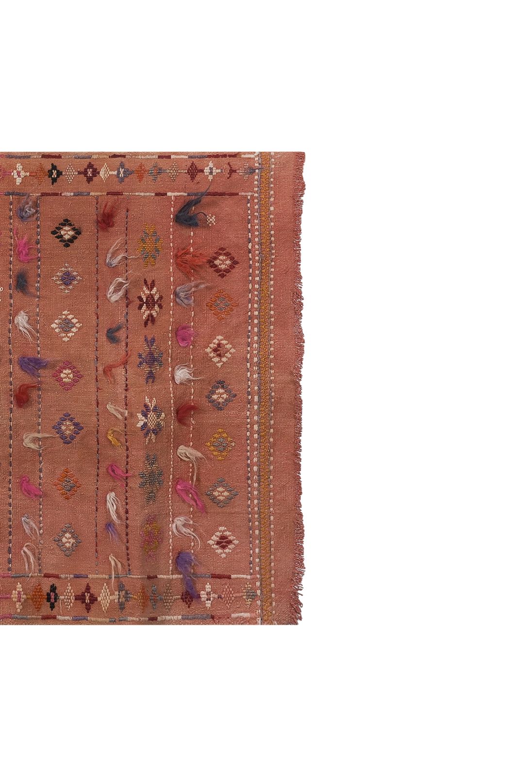 Turkish Brown Kilim Rug 3'1" X 4'6'' photo vinterior
