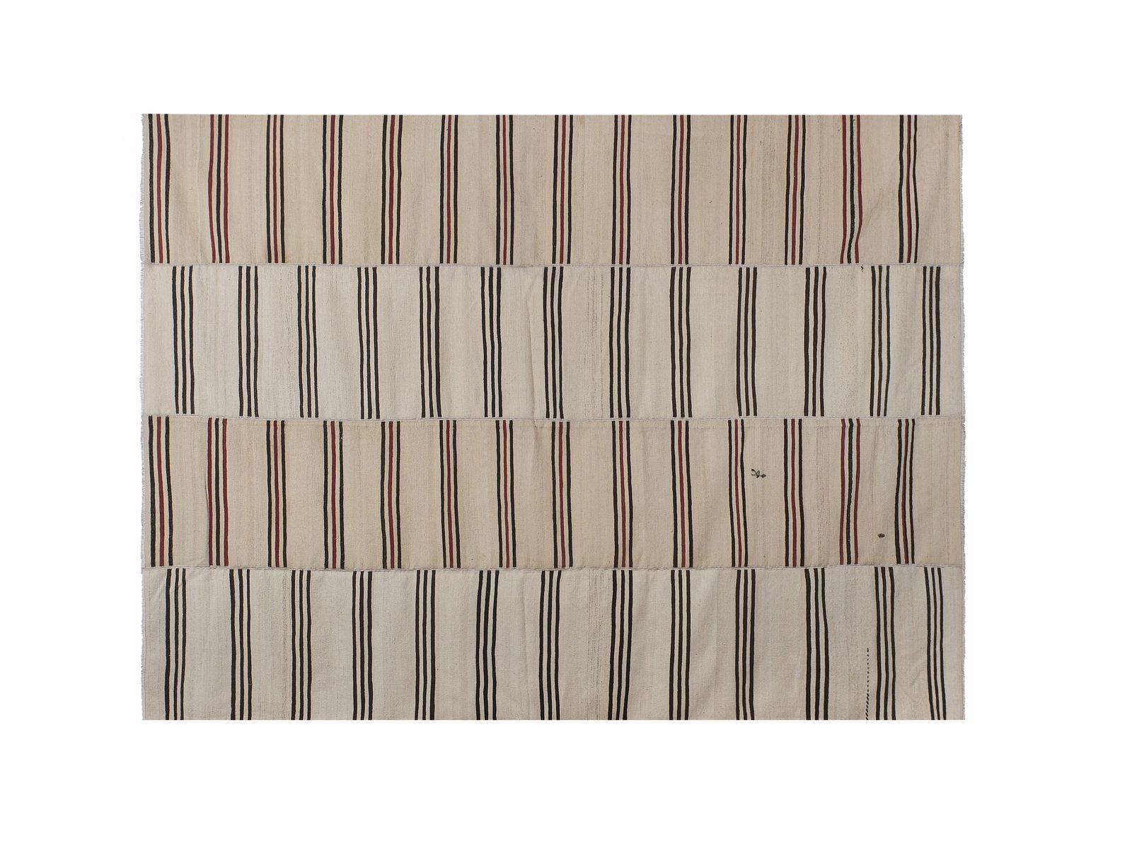 Turkish Organic Hemp Sisal Kilim Rug 9' X 12'3'' photo vinterior