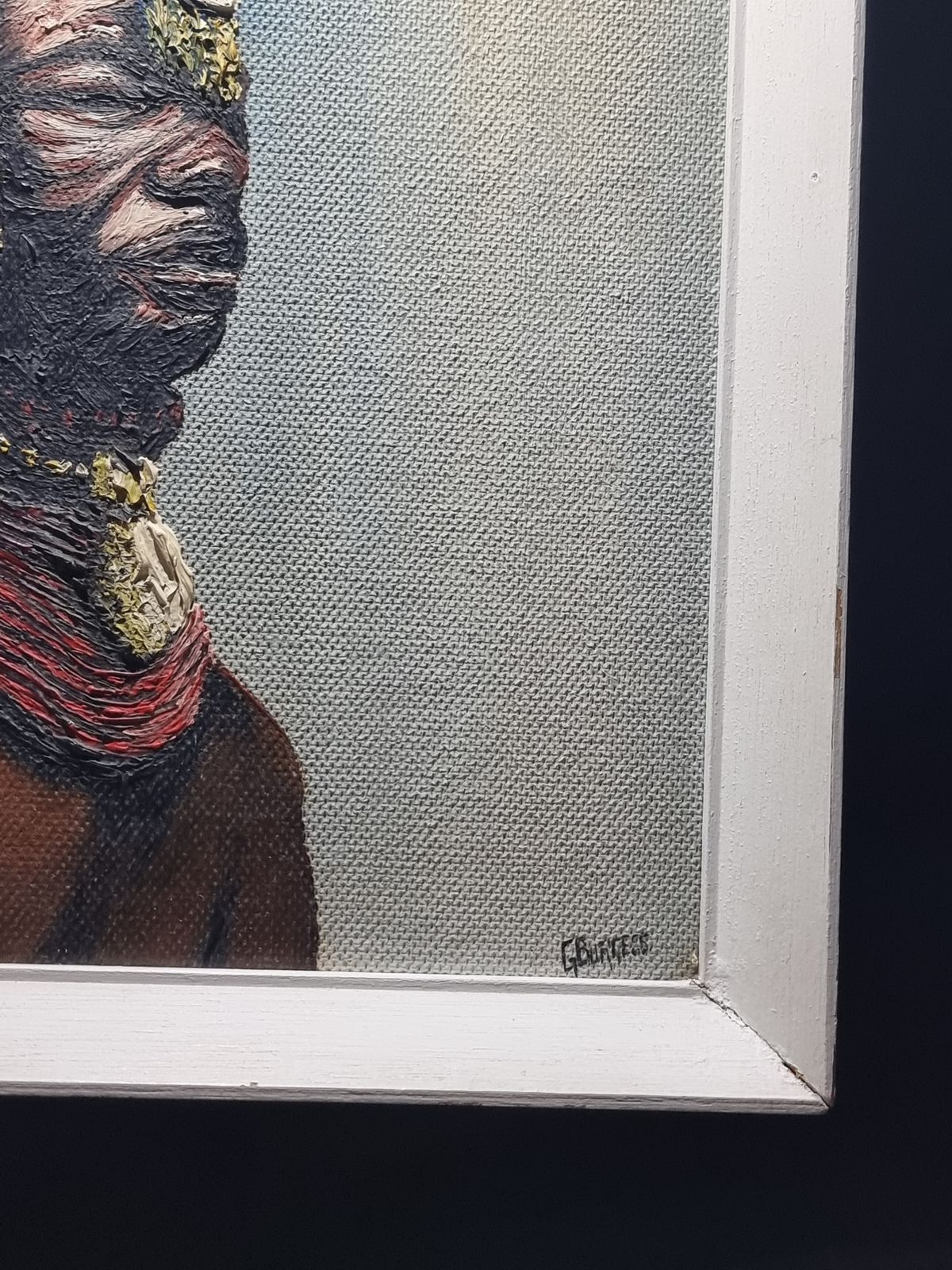 photo furniture African Oil Tribal Art Masai