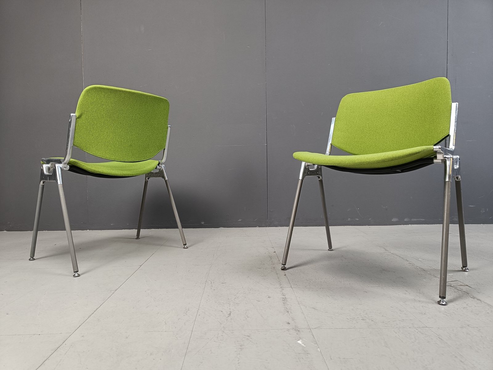 Vintage Dsc 106 Side Chairs By Giancarlo Piretti For Castelli, Set Of 4 photo buy