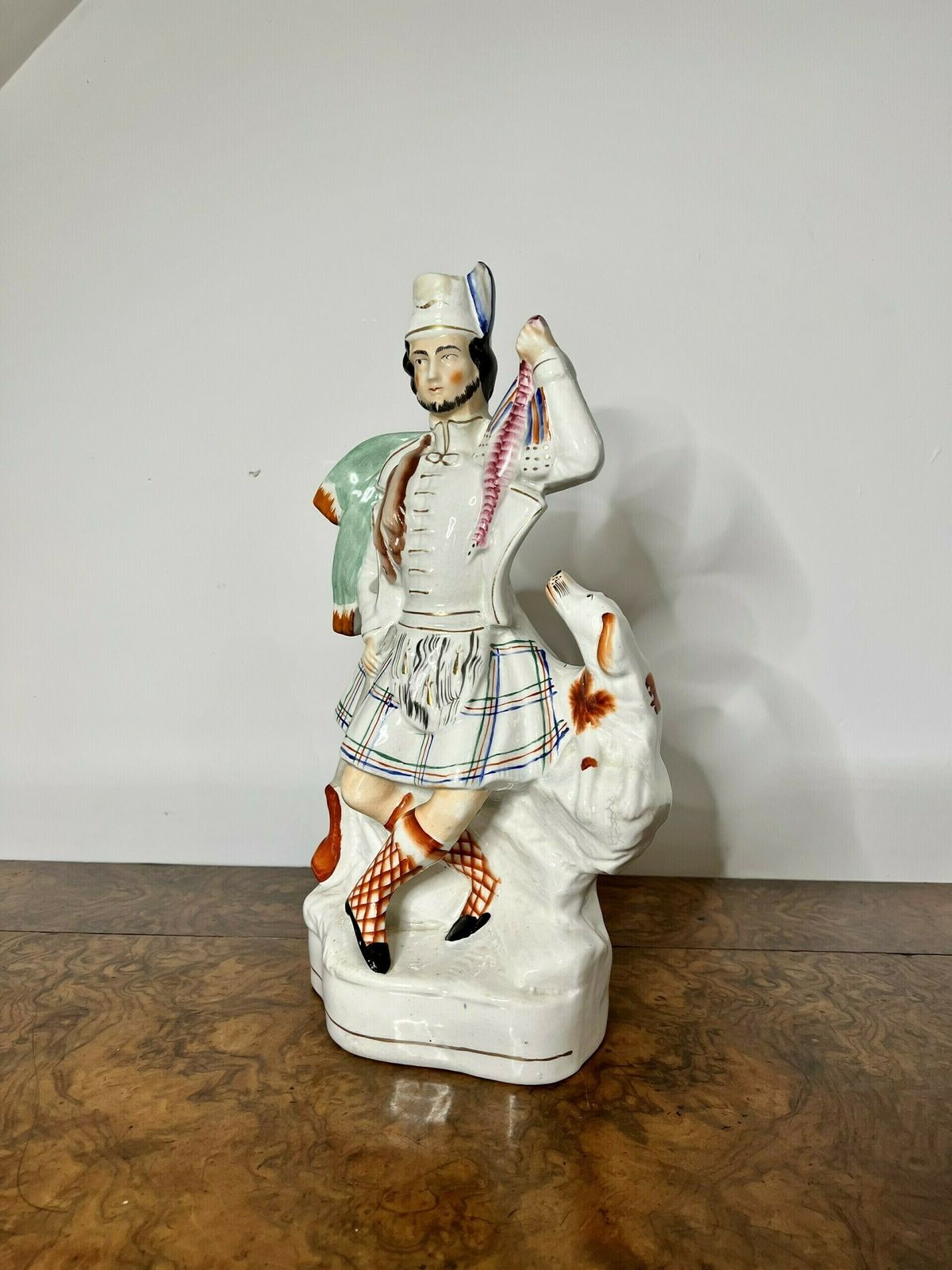 Unusual Large Victorian Staffordshire Figure photo for sale