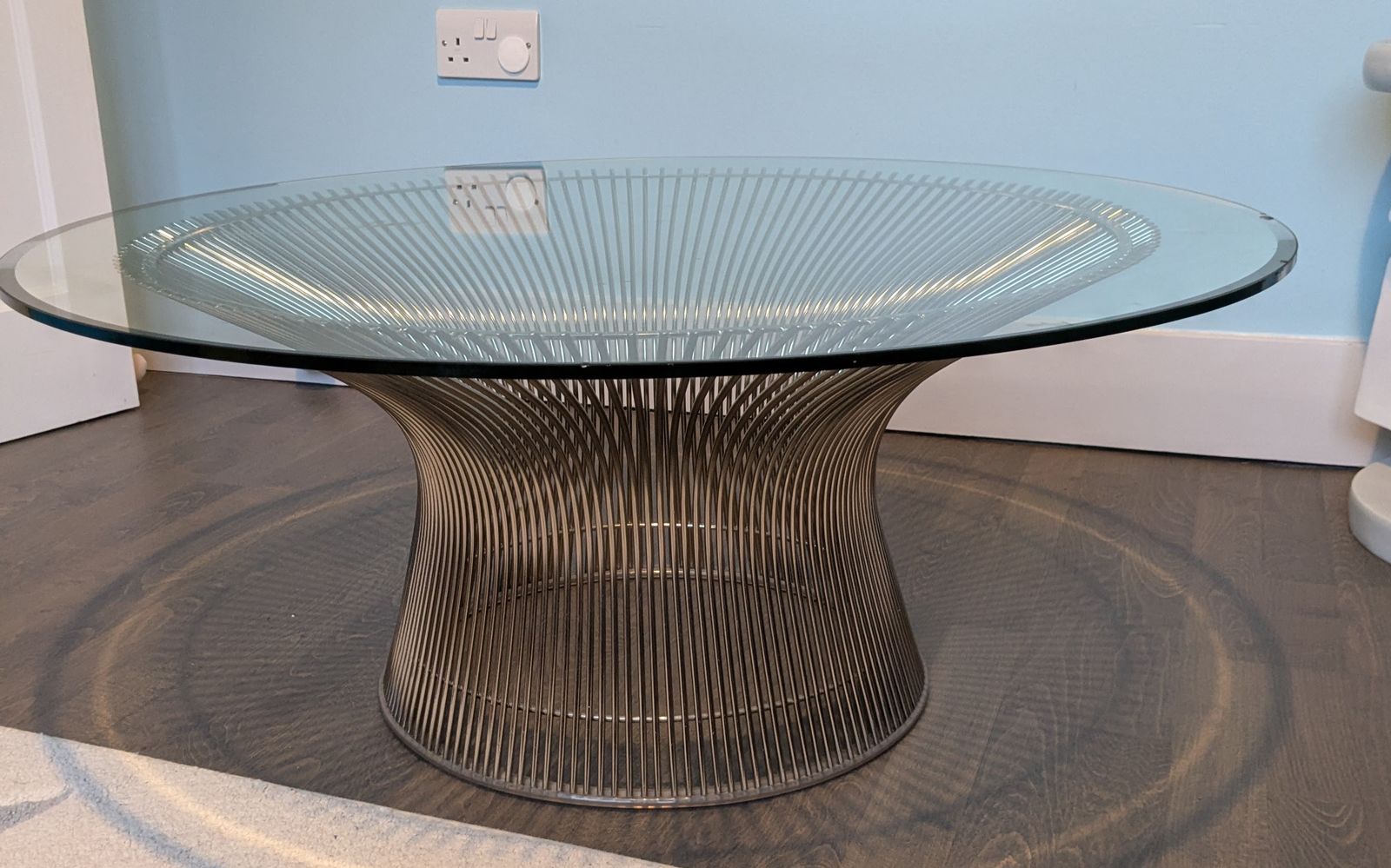 Warren Platner Designed Knoll Glass Coffee Table photo furniture