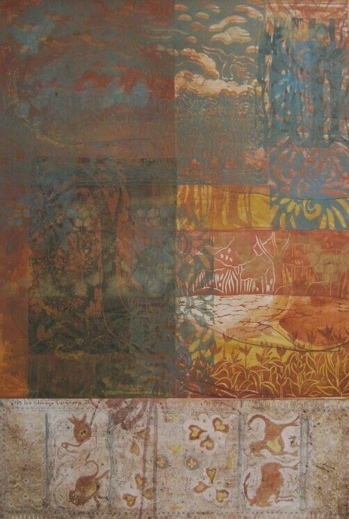 Vers Les Champs Lumineux Et Sereins II, 2013 By Monique Ariello Laugier photo vinterior