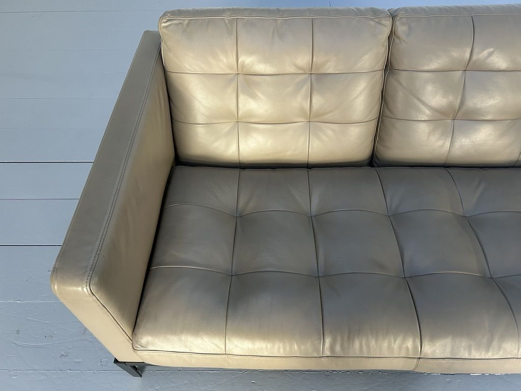 B&B Italia “Ac Lounge Alg152” Compact Sofa – In Taupe “Gamma” Leather photo buy