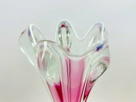 Art Glass Vase By Josef Hospodka For Chřibská Glassworks, 1960s photo Home Decor