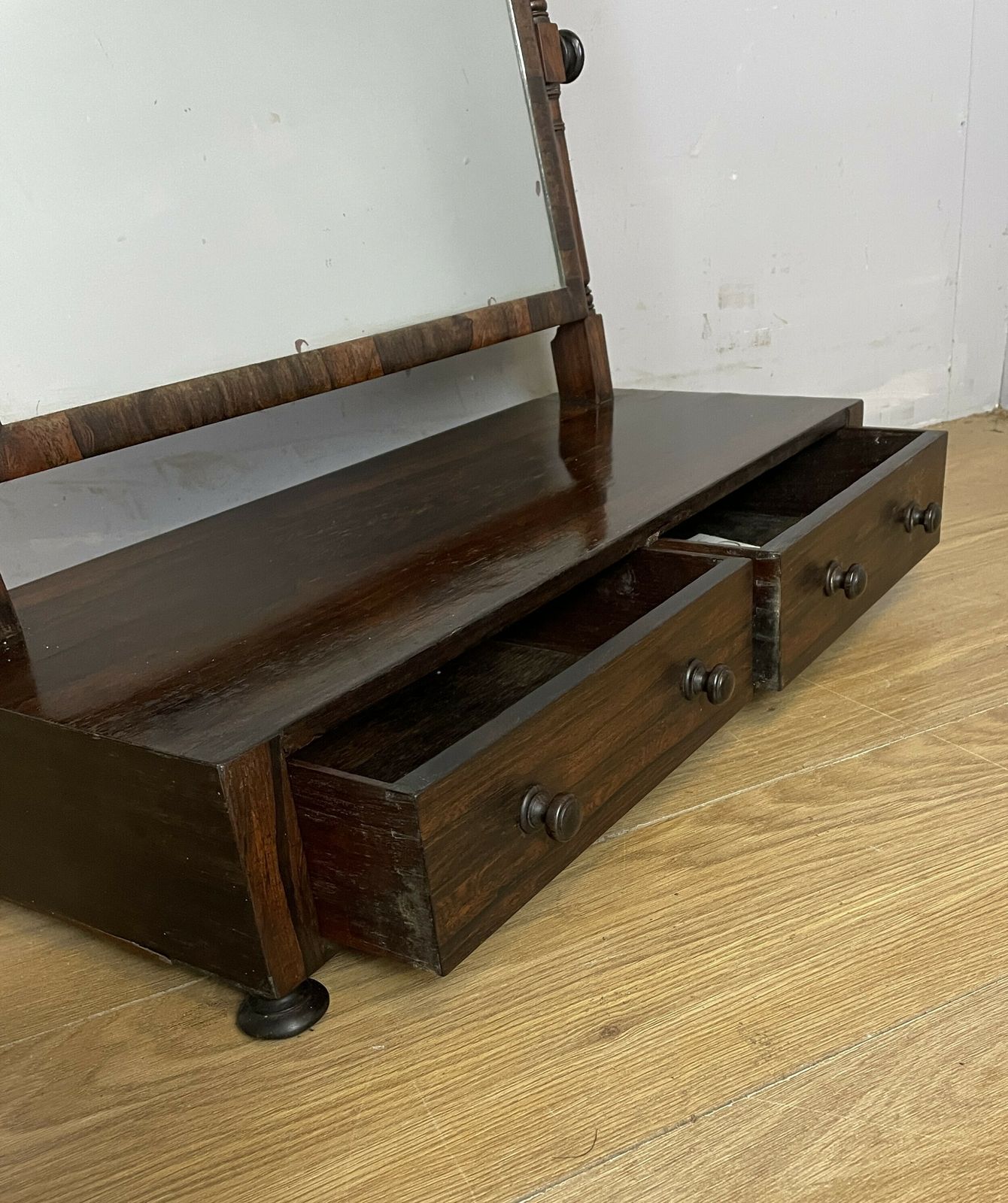 C19th Rosewood Dressing Table Mirror Circa 1840 photo vinterior