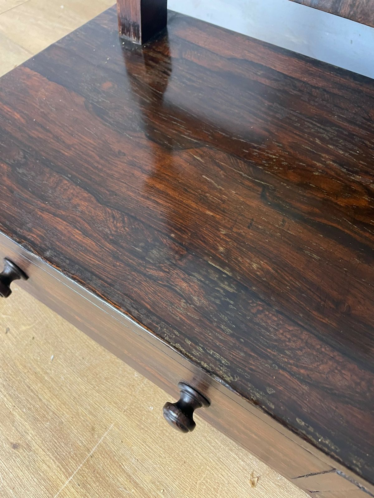photo for sale C19th Rosewood Dressing Table Mirror Circa 1840