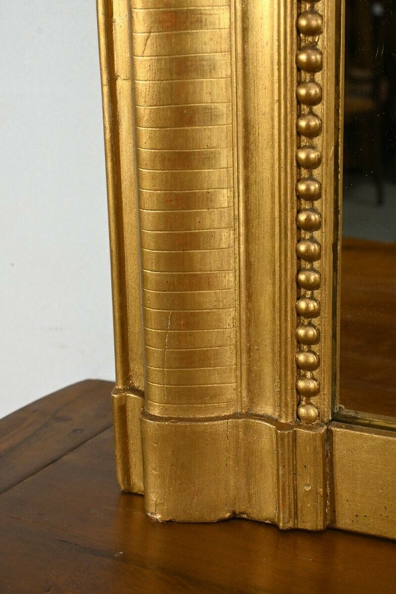 photo for sale Gilded Leaf Mirror, Louis Philippe Period – Part 1 Of The 19th Century