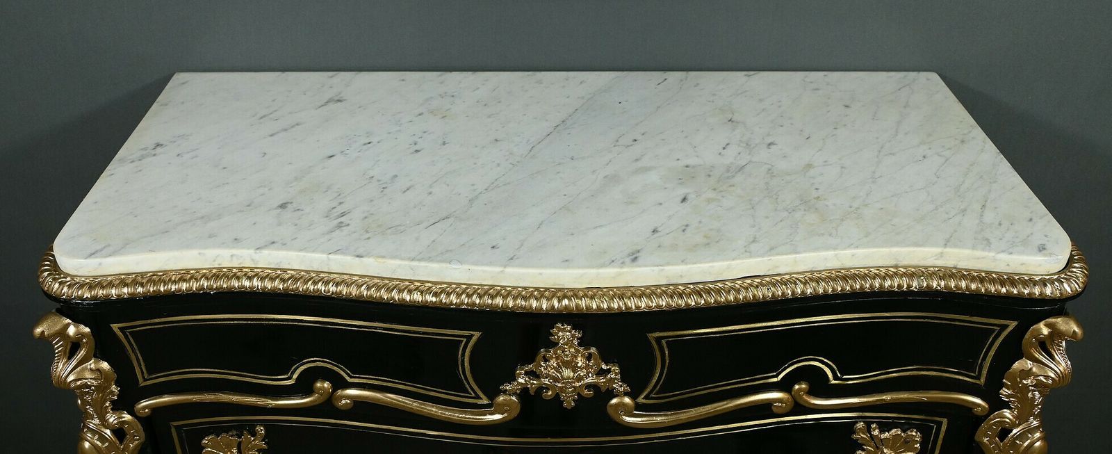 Blackened Pearwood Sideboard, Napoleon III Period – Mid 19th Century photo 5500.0