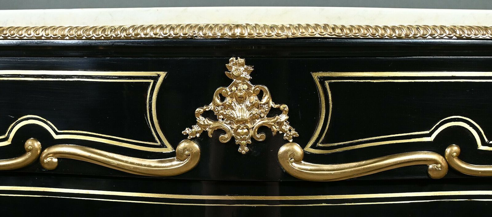 Blackened Pearwood Sideboard, Napoleon III Period – Mid 19th Century photo buy
