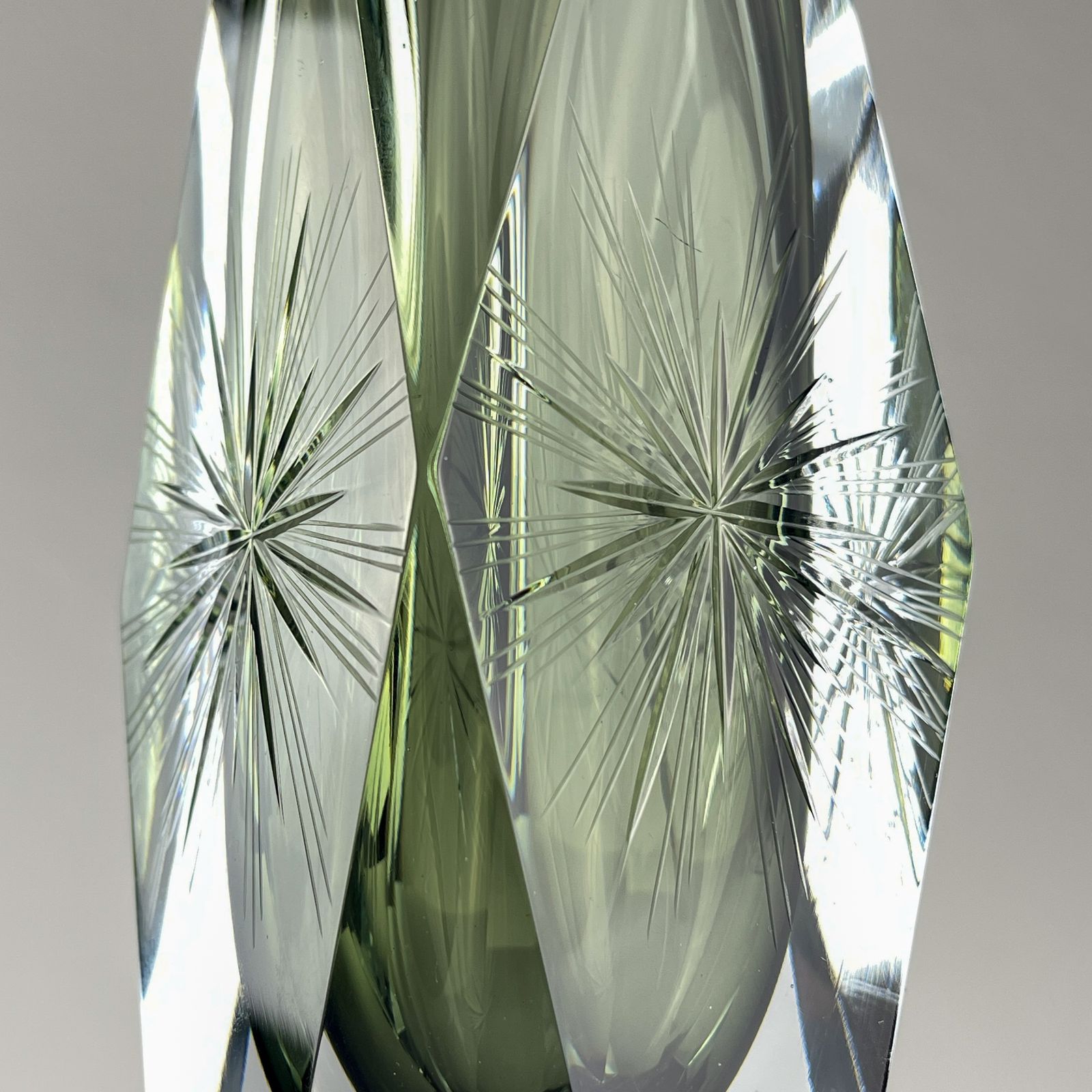 Original Sommerso Murano Glass Vase By Pagnin & Bon, Italy 1960s photo for sale