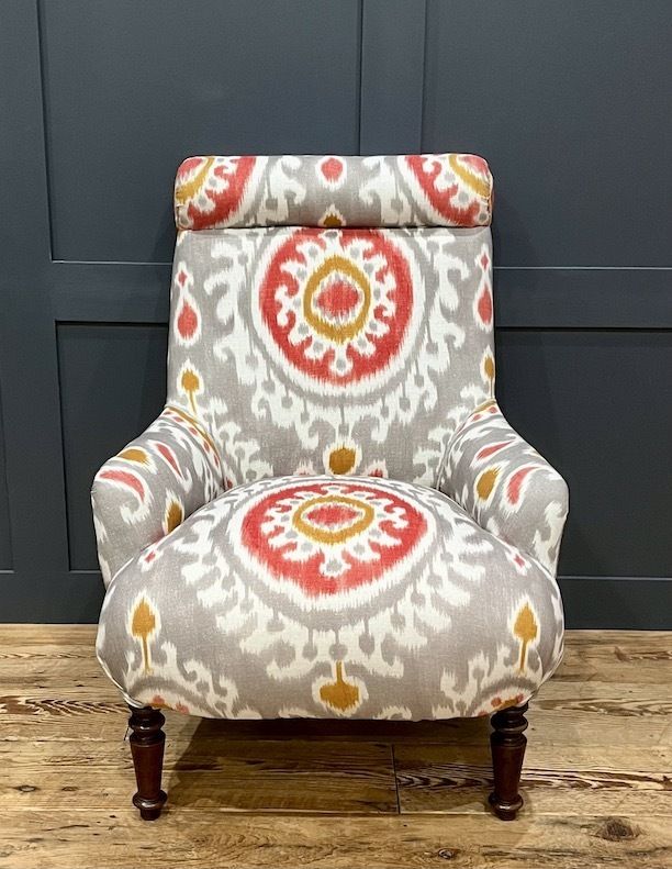 An Early 20th Century French Roll Top Bedroom Chair photo furniture