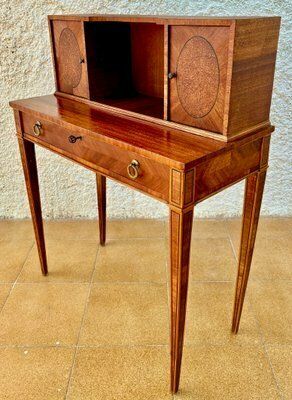 Early 20th Century French Walnut Venner Desk, 1940s photo 2092.0