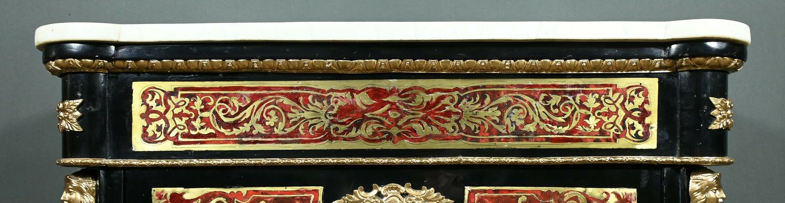 “Boulle” Marquetry Entryway Cabinet, Napoleon III Period – Mid 19th Century photo buy
