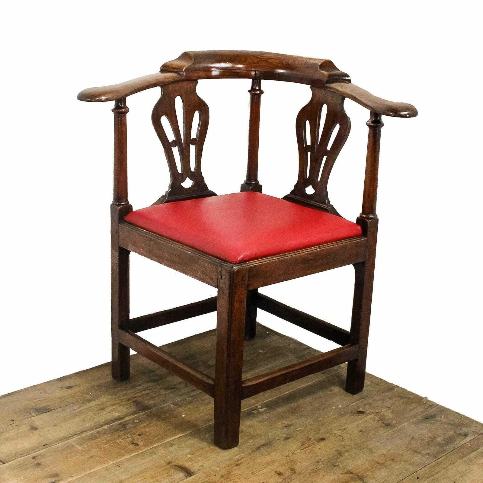 Antique 18th Century Mahogany Corner Armchair | Antique Armchair | Georgian Furniture | Antique Chairs