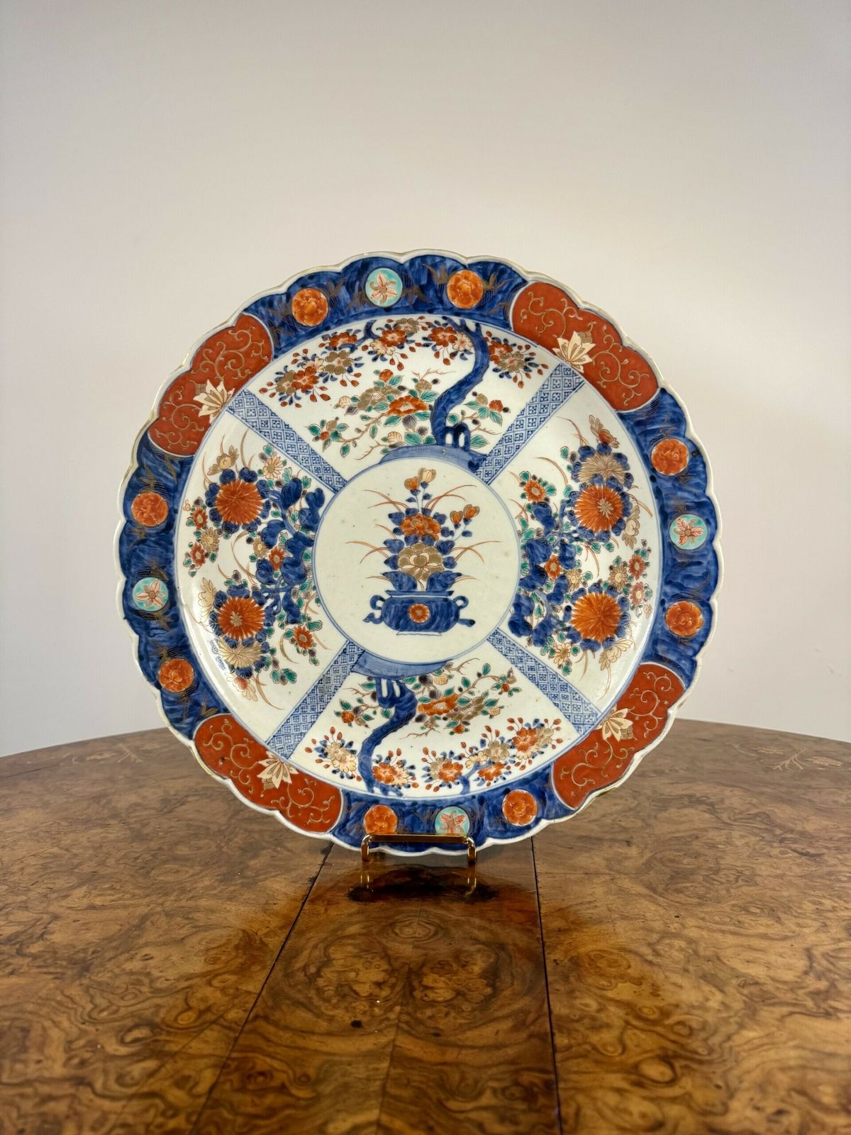 Outstanding Quality Pair Of Antique Japanese Imari Chargers photo furniture