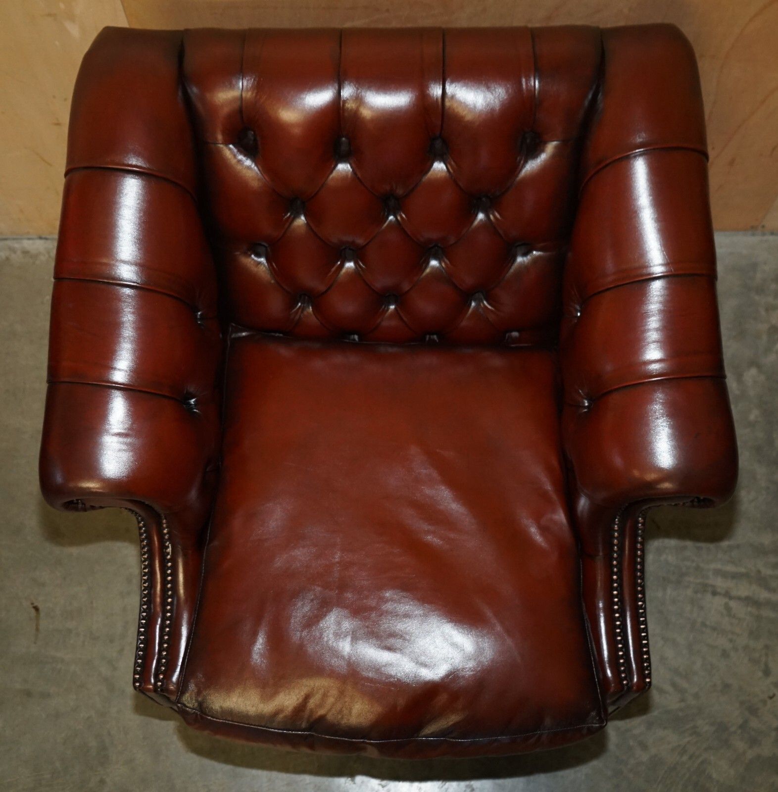 Fine Pair Of Restored Chesterfield Lutyens Viceroy Brown Leather Club Armchairs photo 5000.0