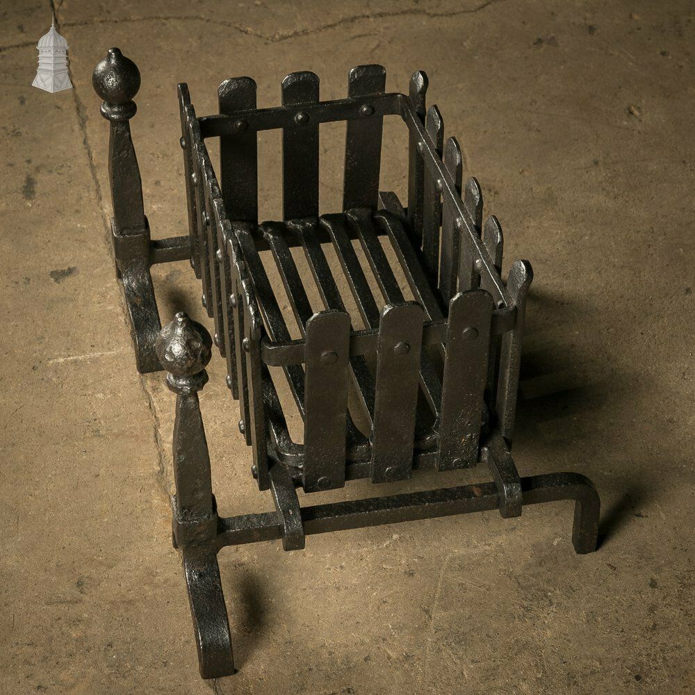 photo furniture Firebasket And Fire Dogs, Cast Iron
