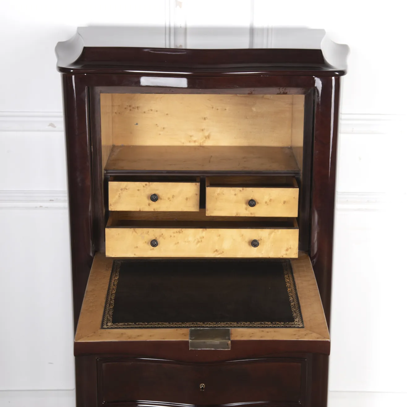 Napoleon III Style Secretary, Relacquered photo vinterior