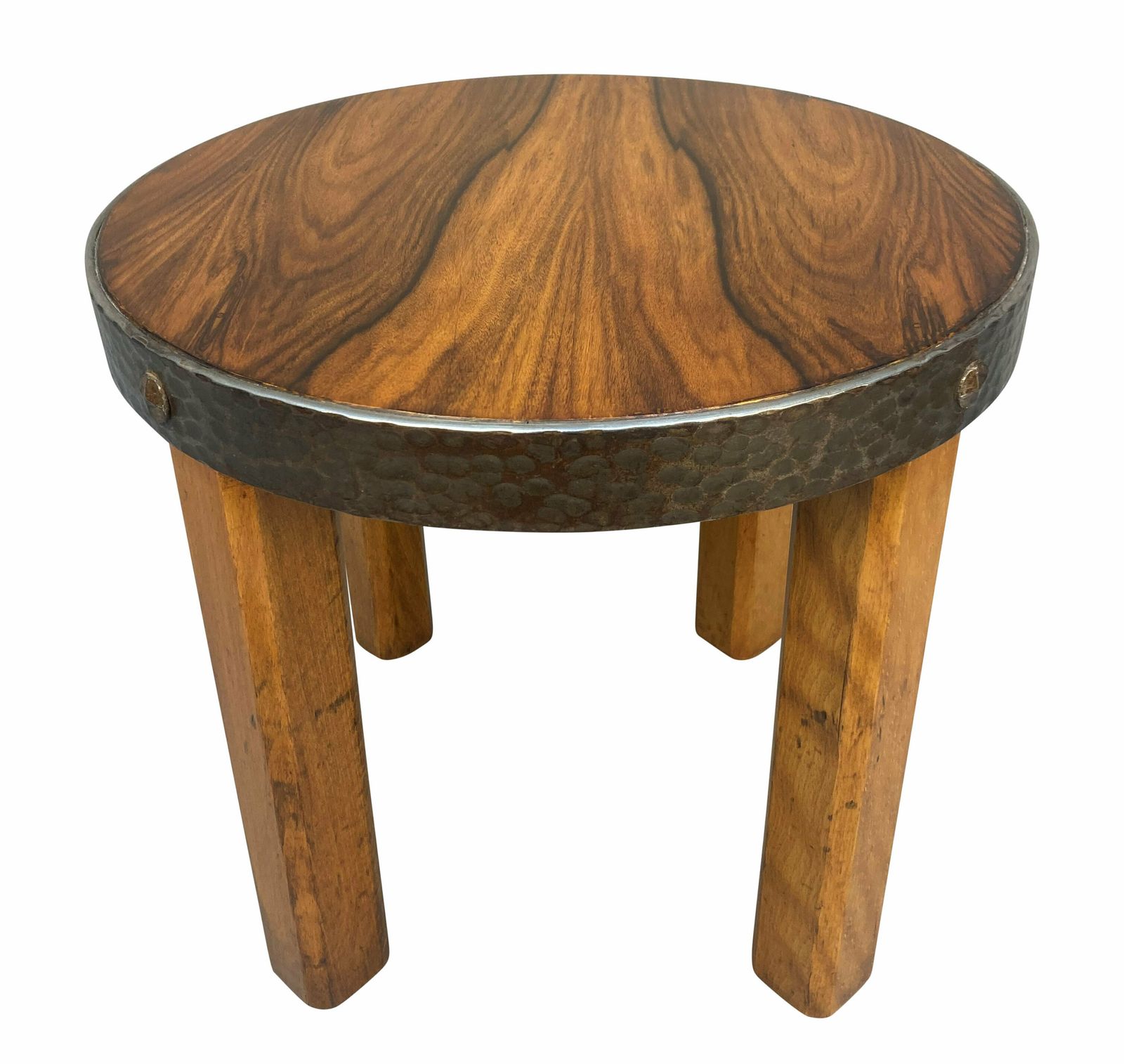 A Pair Of Mid Century Occasional Tables In Teak photo for sale