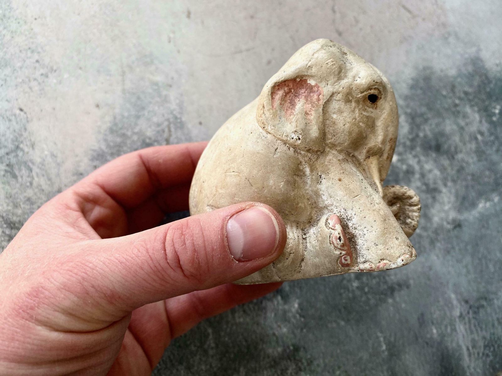 Constance Stella Watson (1899   1985) Earthenware Elephant Figurine photo for sale