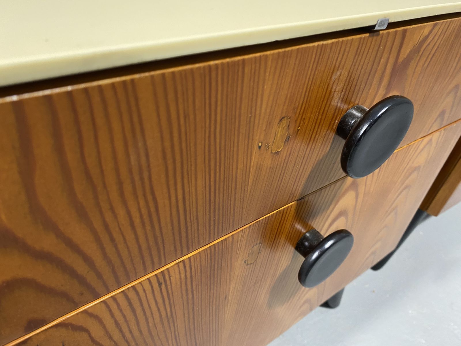 Furniture Fully Restored Night Stands By Jindřich Halabala For úp Závody, 1950s, Czechoslovakia photo