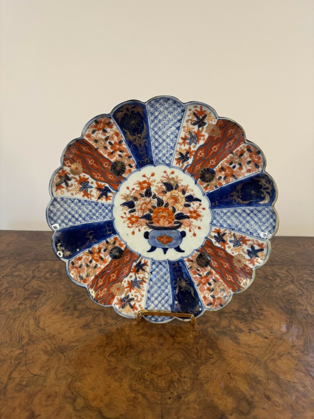 Outstanding Quality Trio Of Antique Japanese Imari Plates photo furniture