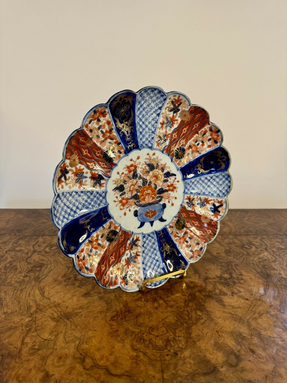 Outstanding Quality Trio Of Antique Japanese Imari Plates photo vinterior