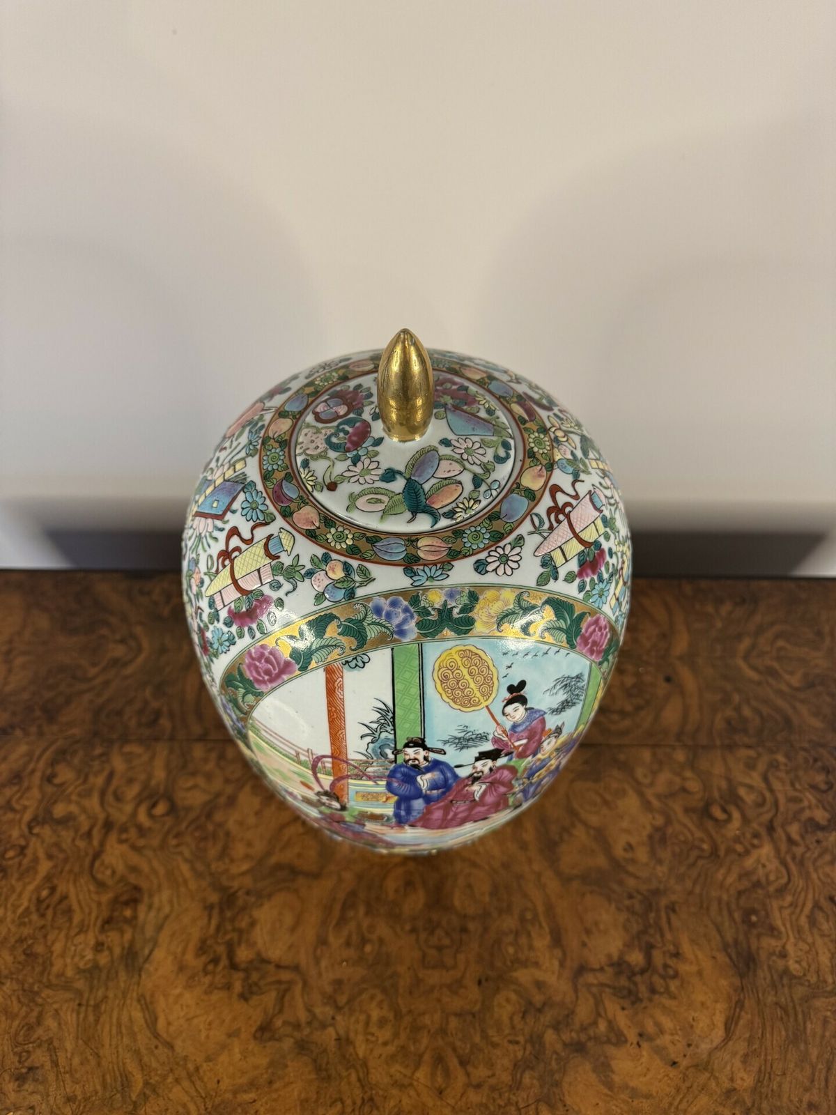 Quality Early 20th Century Chinese Famille Rose Vase And Cover photo 395.0