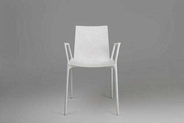 21th Century White Design Chair With Armrests, Belgium photo 499.0
