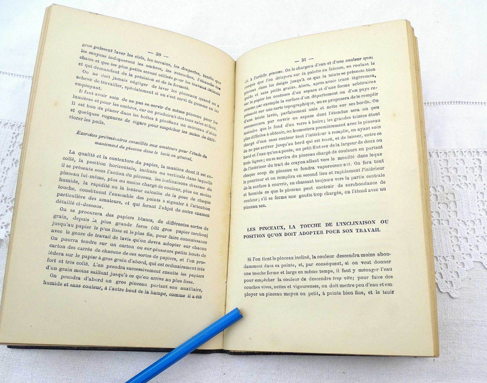 Antique French Hardback Edition Of Traité Methodique Et Raisonné De La Peinture A L'huile Goupil Art Technique Manuel Of Oil Painting photo vinterior