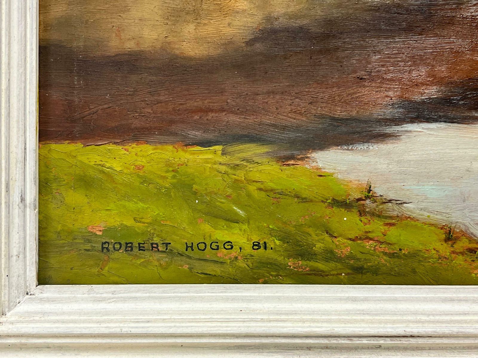 Robert Hoggbuttermere Lake District Moody & Atmospheric Landscape Clouds Over Lake, Signed photo 2045.0