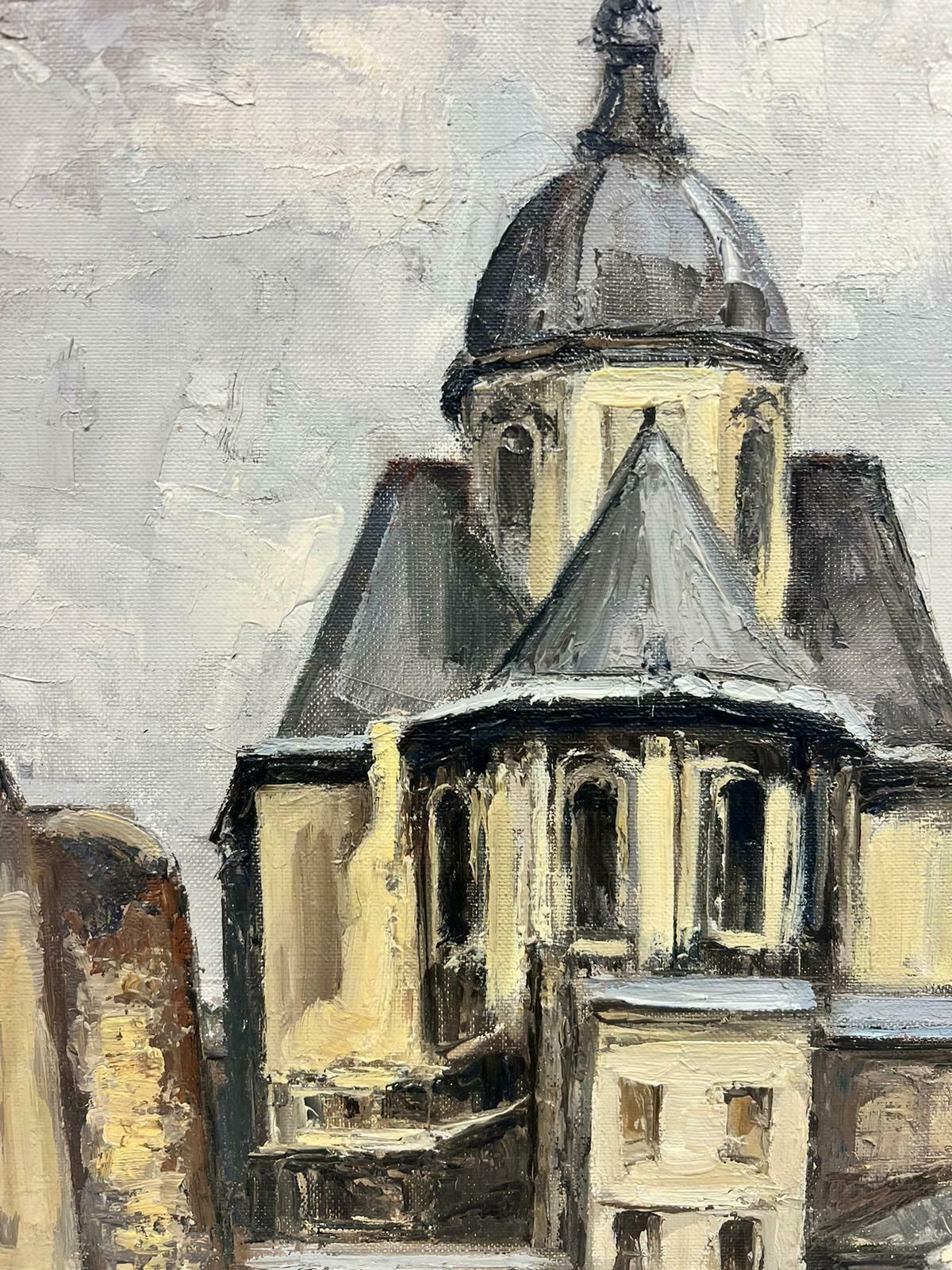 Josine Vignonst Pauls Church French Post Impressionist Signed Oil 1960's photo for sale