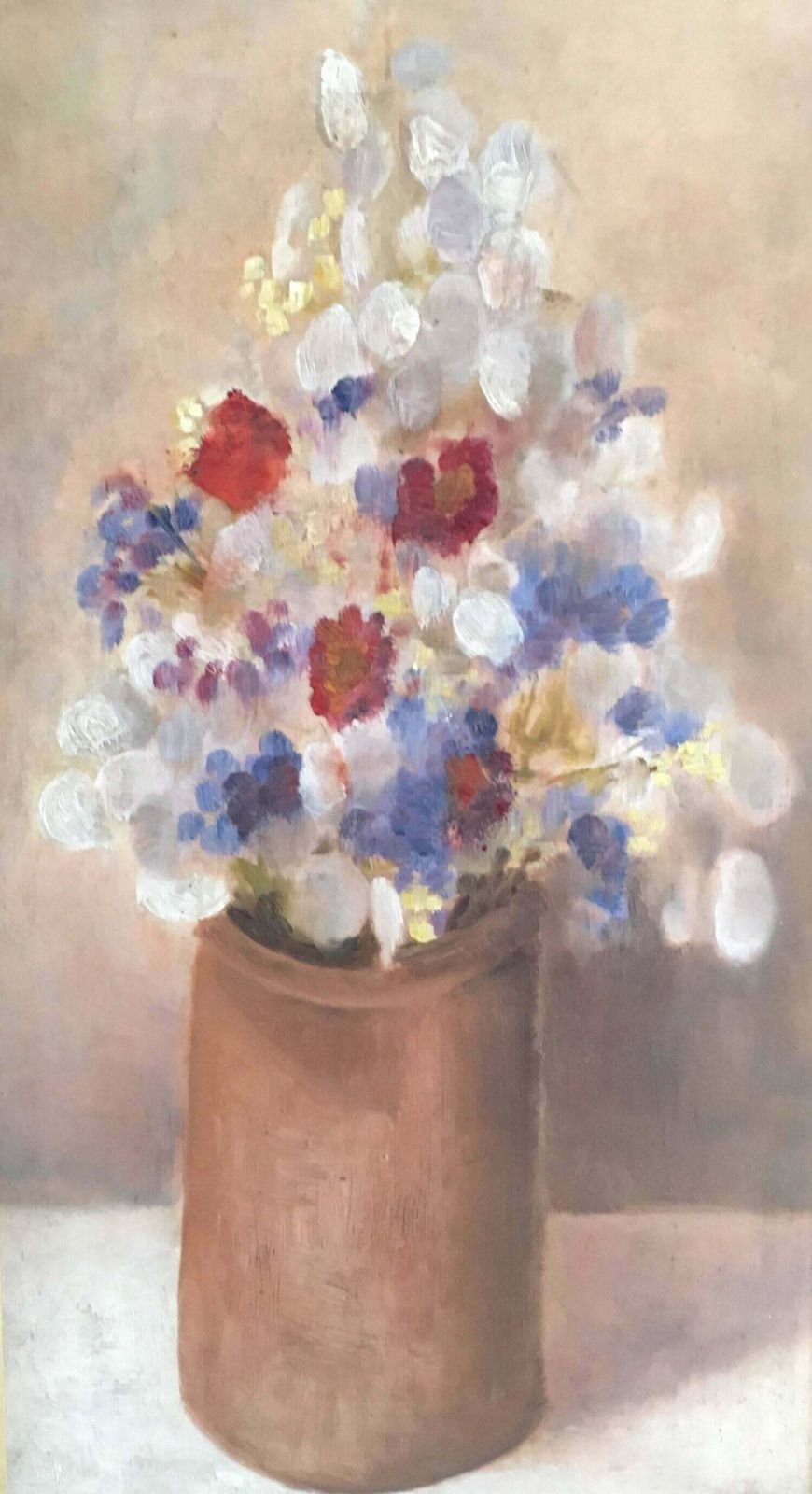 Unknown'le Bouquet' French Floral Still Life, Flower Oil Painting