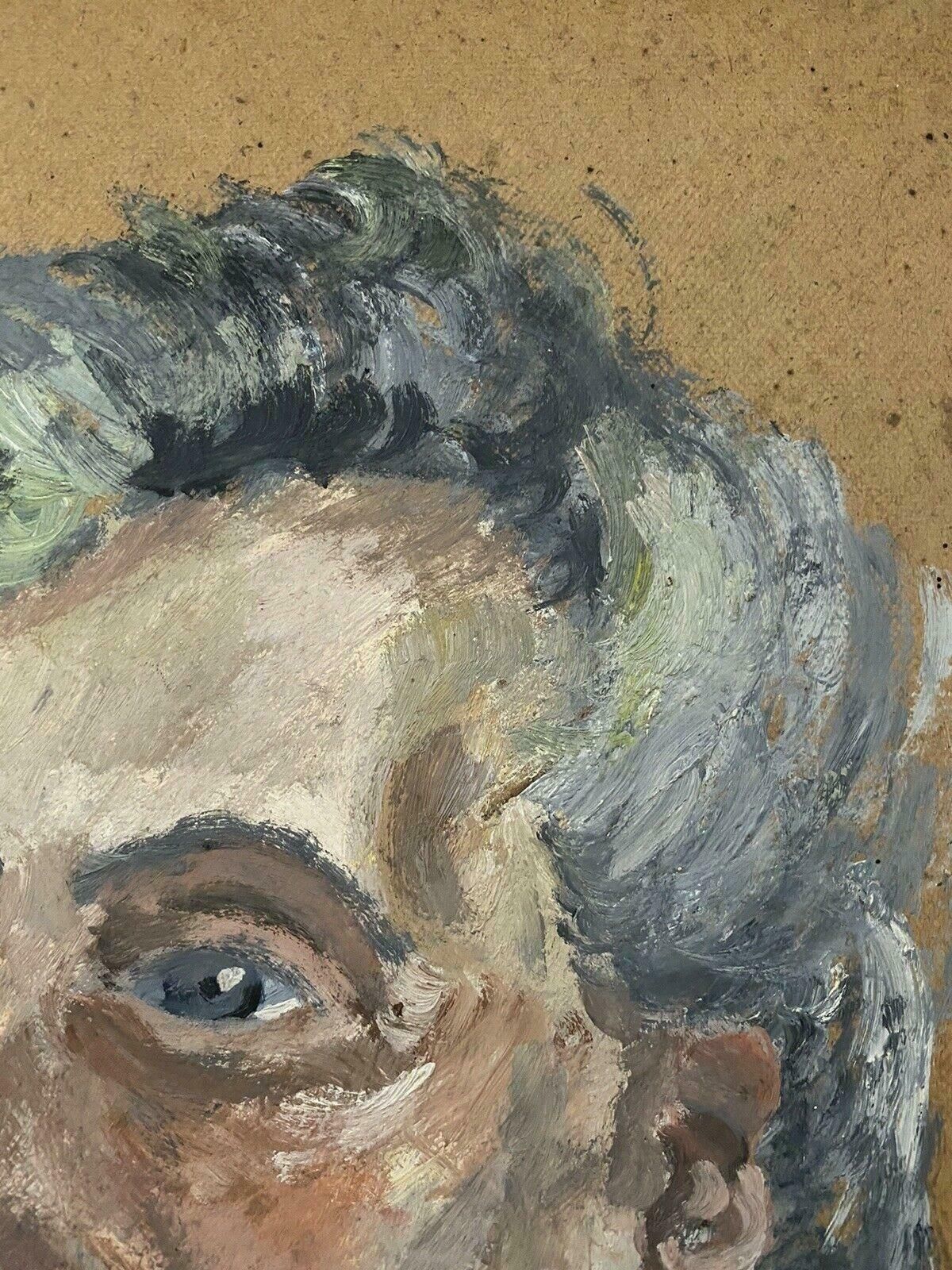 Genevieve Zondervan (1922 2013)genevieve Zondervan (1922 2013) French Oil Painting   Mid Century Portrait Ladyc. 1990's photo for sale