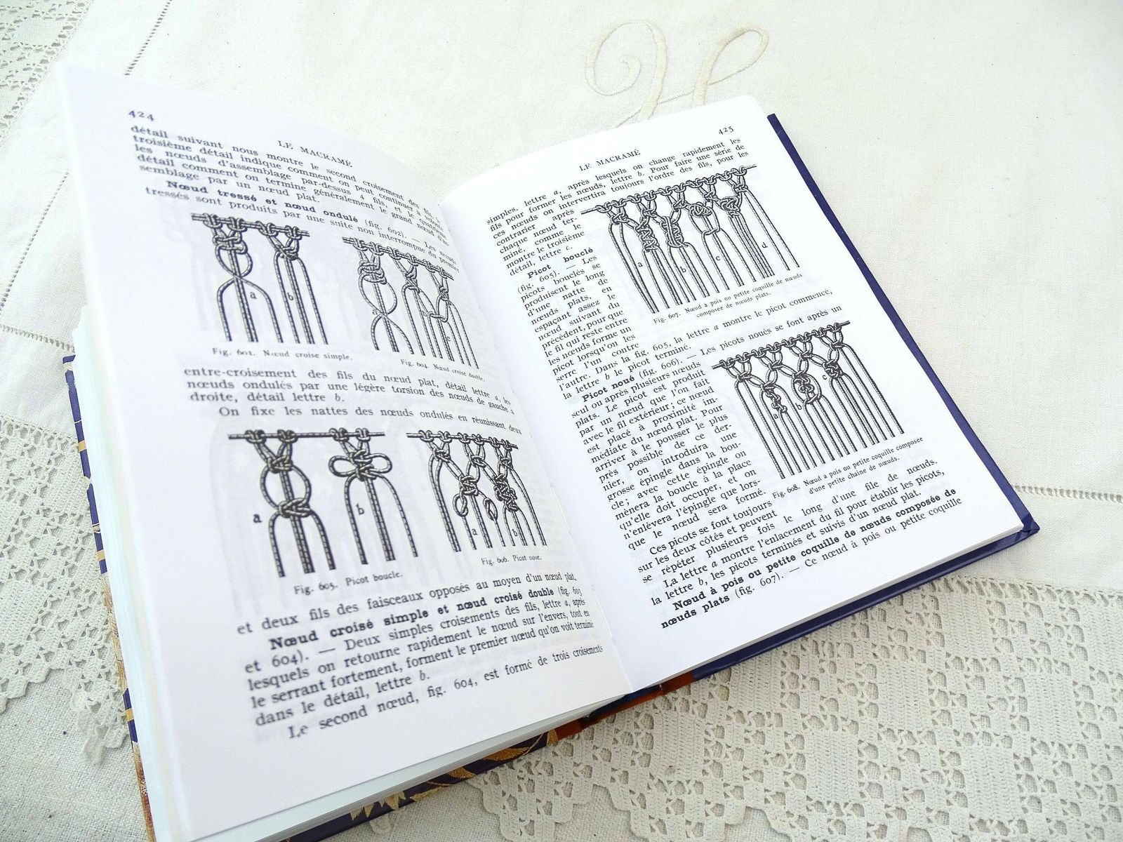Reprint Of French Hard Back Encyclopedie Des Ouvrages De Dames Sewing / Embroidery / Crochet Needle Work Book By Dmc 750 Pages From France photo 50.0