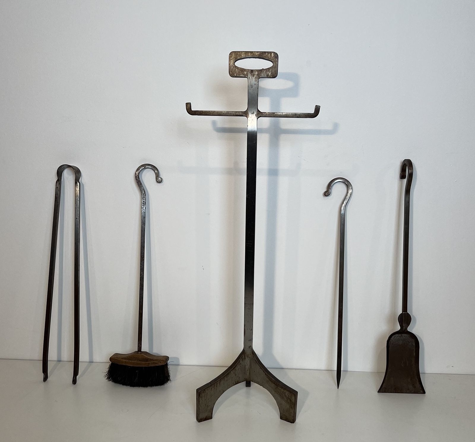 Modernist Steel Fire Kit, 1970s photo buy